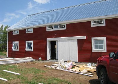 Timber Frame Barn in Habitant, Annapolis Valley