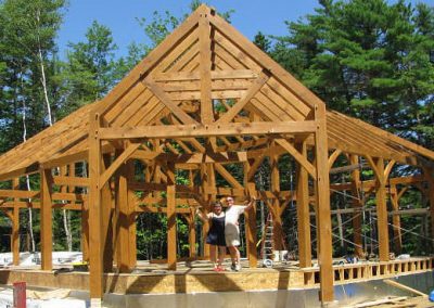 A Timber Frame Home on the LaHave River, NS