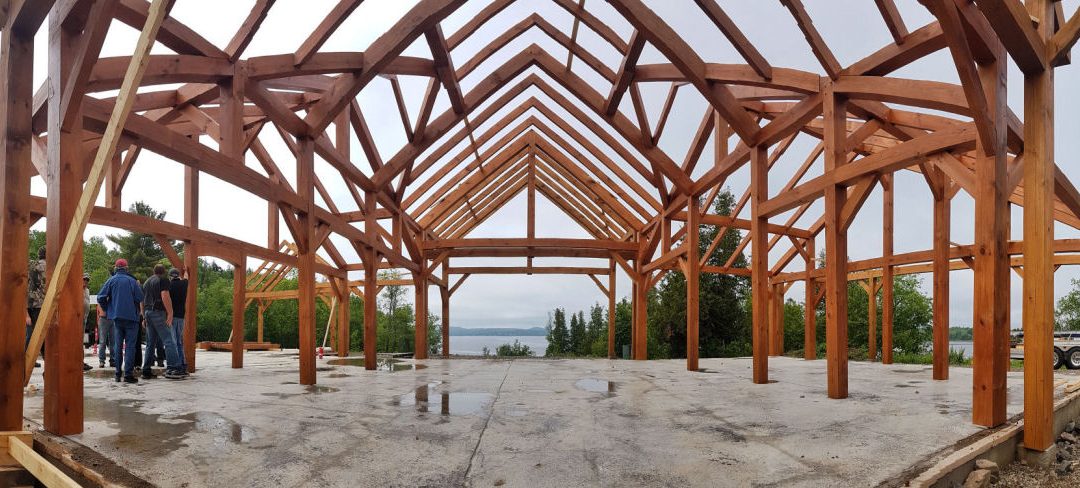 Timber Frame Home on the Saint John River, NB
